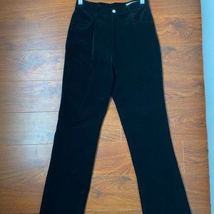 BLACK CORDUROY PANTS